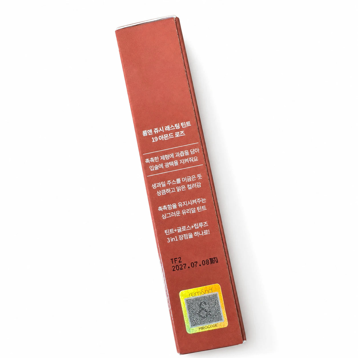 rom&nd Juicy Lasting Tint 19 Almond Rose 5.5g