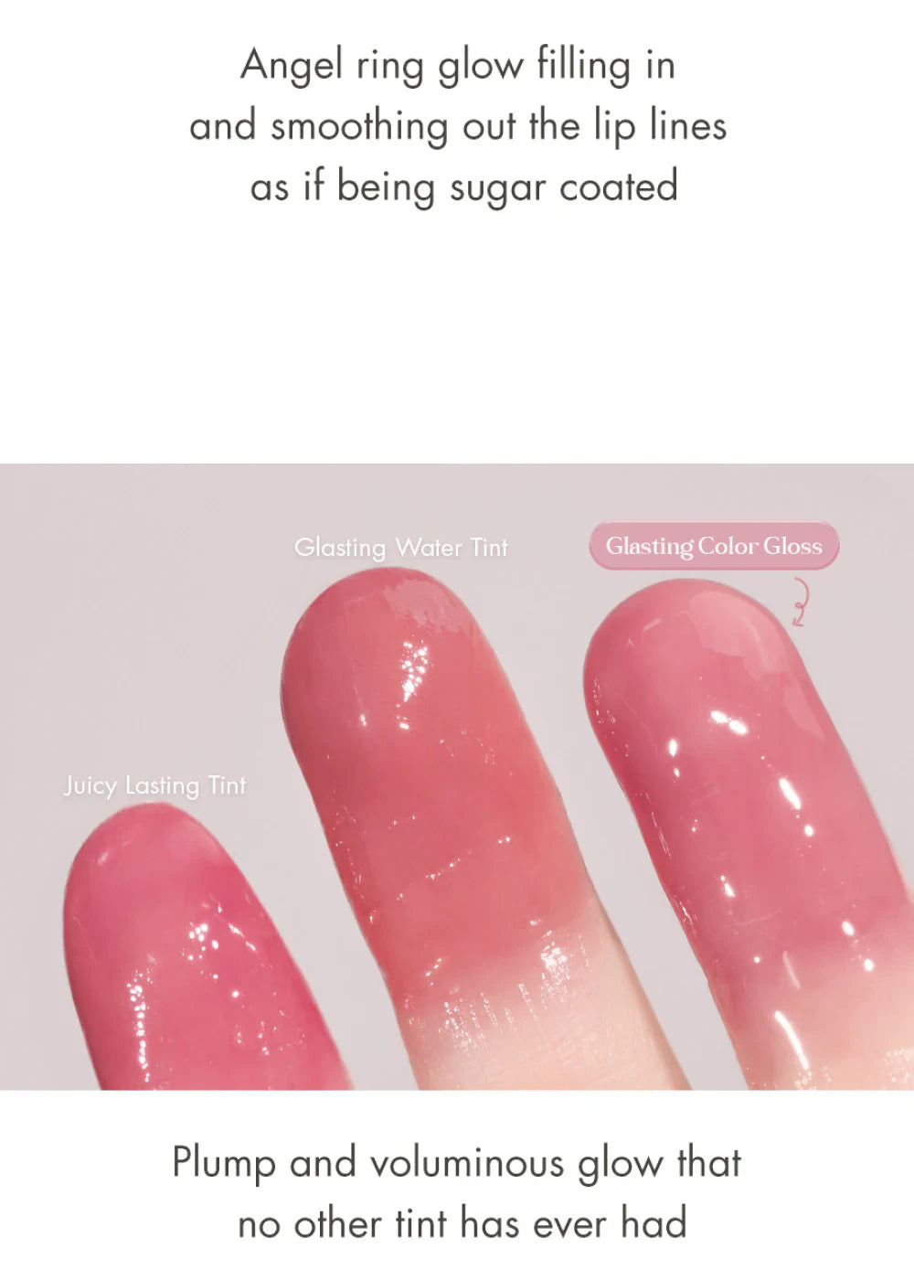 rom&nd Glasting Color Gloss 01 Peony Ballet 4g