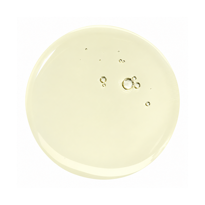 Close-up of ANUA Heartleaf Pore Control Cleansing Oil with oil droplets on a pale background.