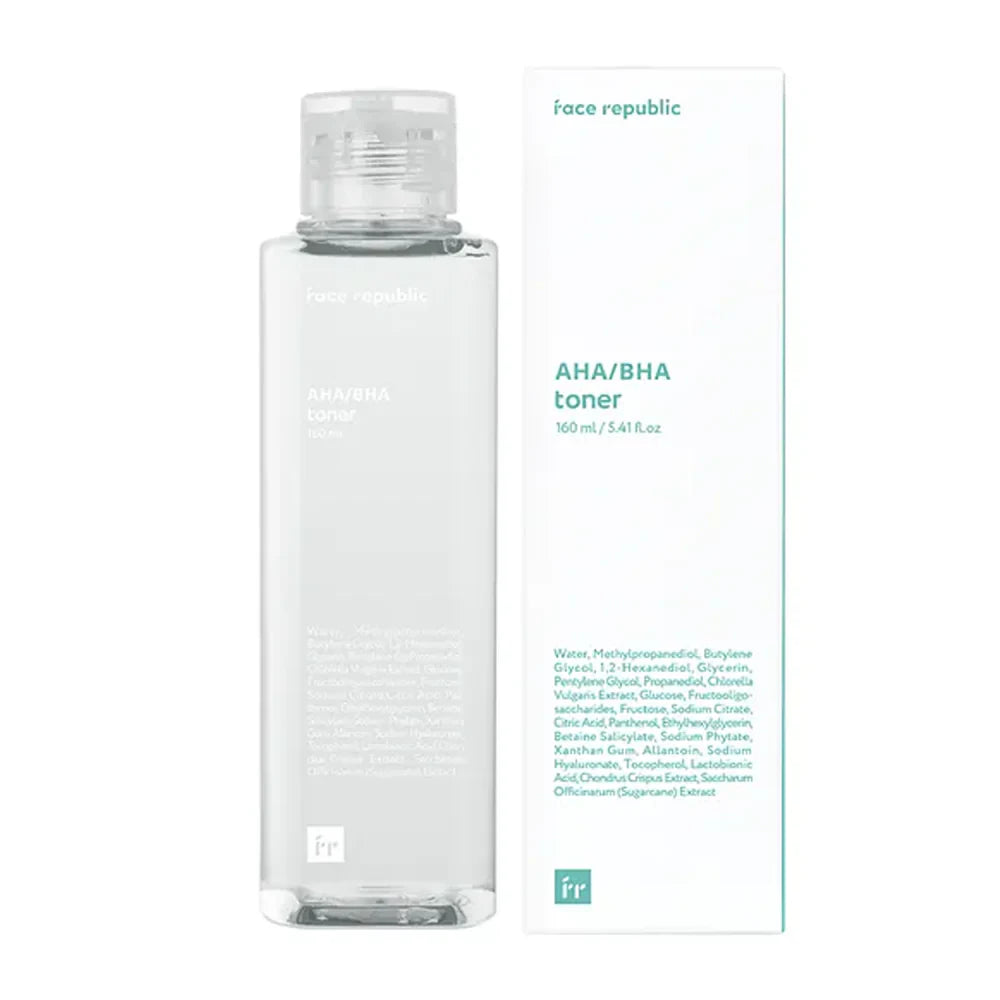 Face Republic AHA/BHA Toner Korean Toners