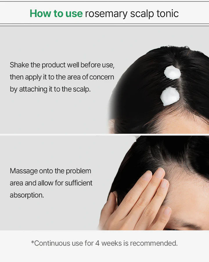 ROOTONIX Rosemary Biotin Scalp Tonic Korean Hair Care