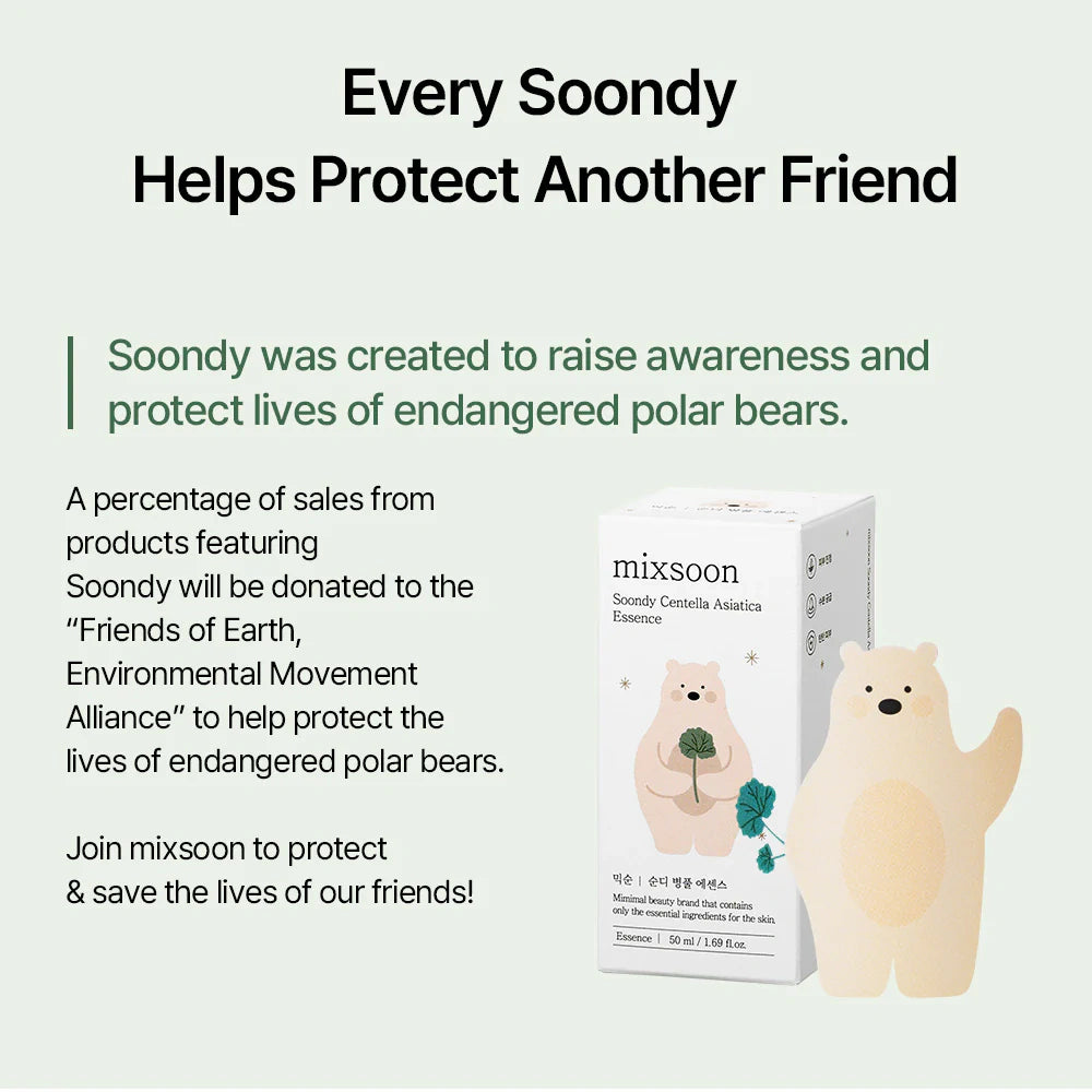 mixsoon Soondy Centella Asiatica Essence 100ml Korean Essences