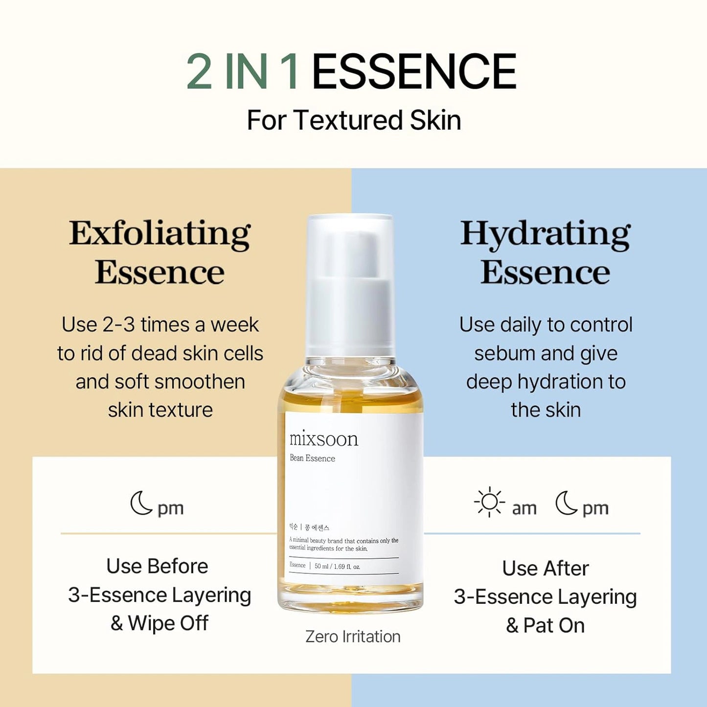 mixsoon Bean Essence 30ml Korean Essences