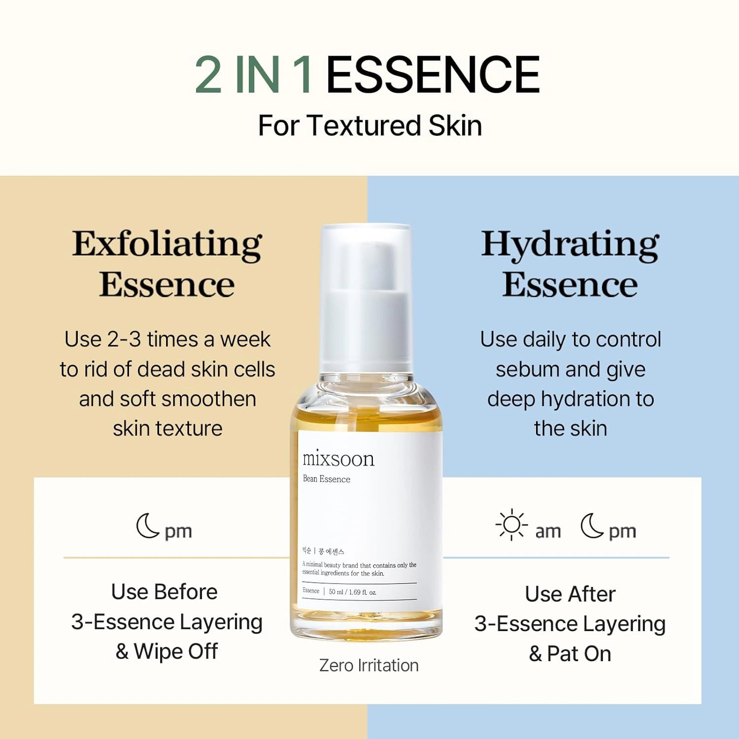 mixsoon Bean Essence 30ml Korean Essences