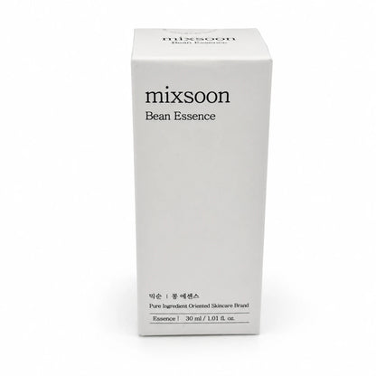 Front of mixsoon Bean Essence 30 ml box on a white background.