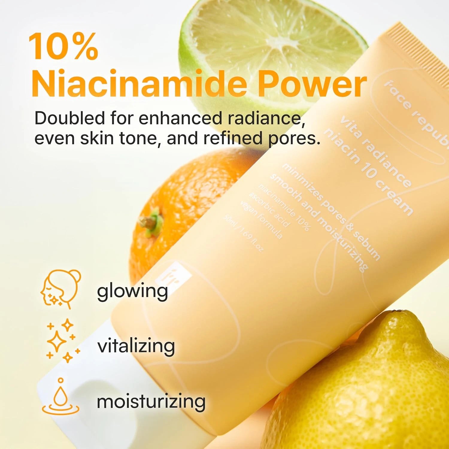 Face Republic Vita Radiance Niacin 10 Cream Korean Moisturizers