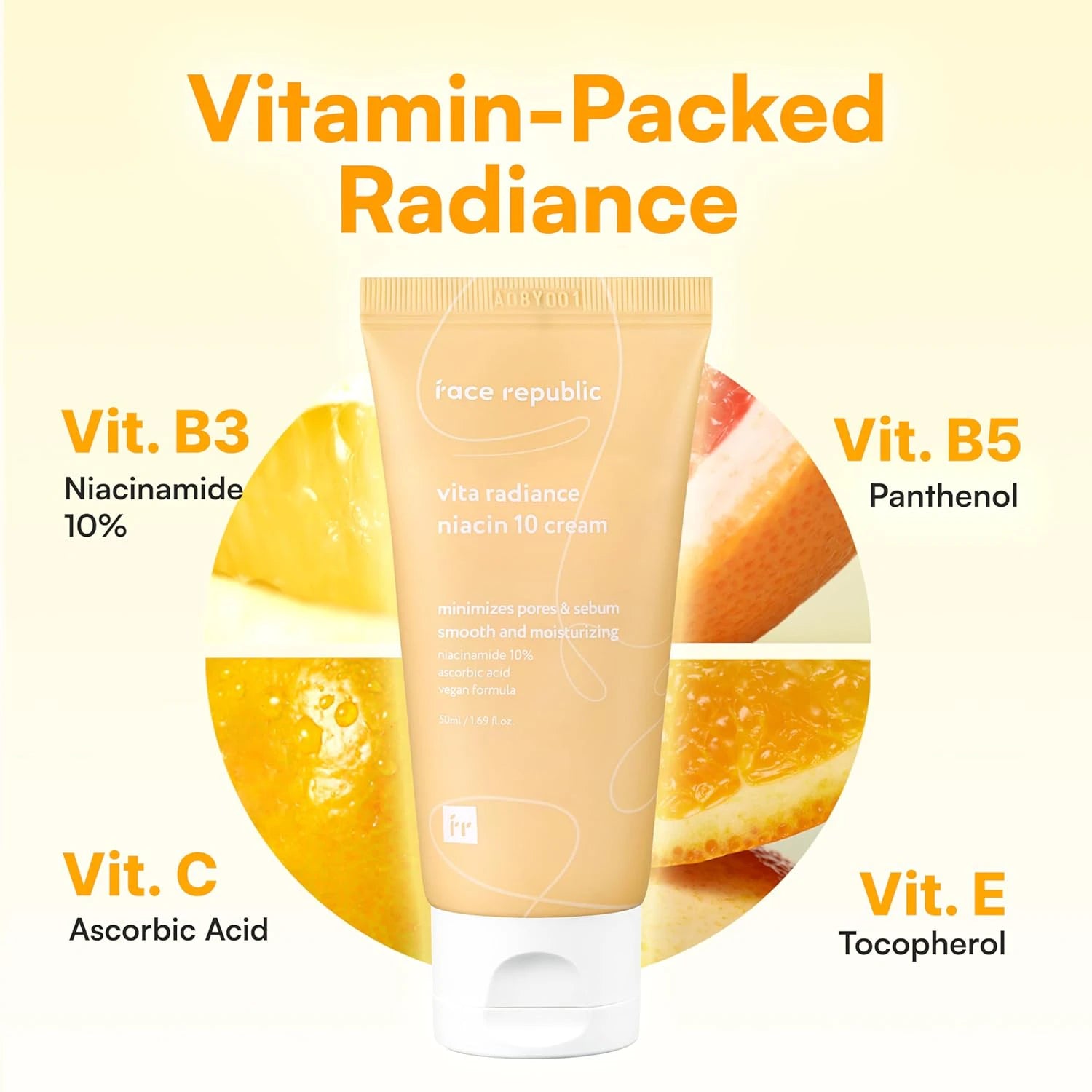 Face Republic Vita Radiance Niacin 10 Cream Korean Moisturizers