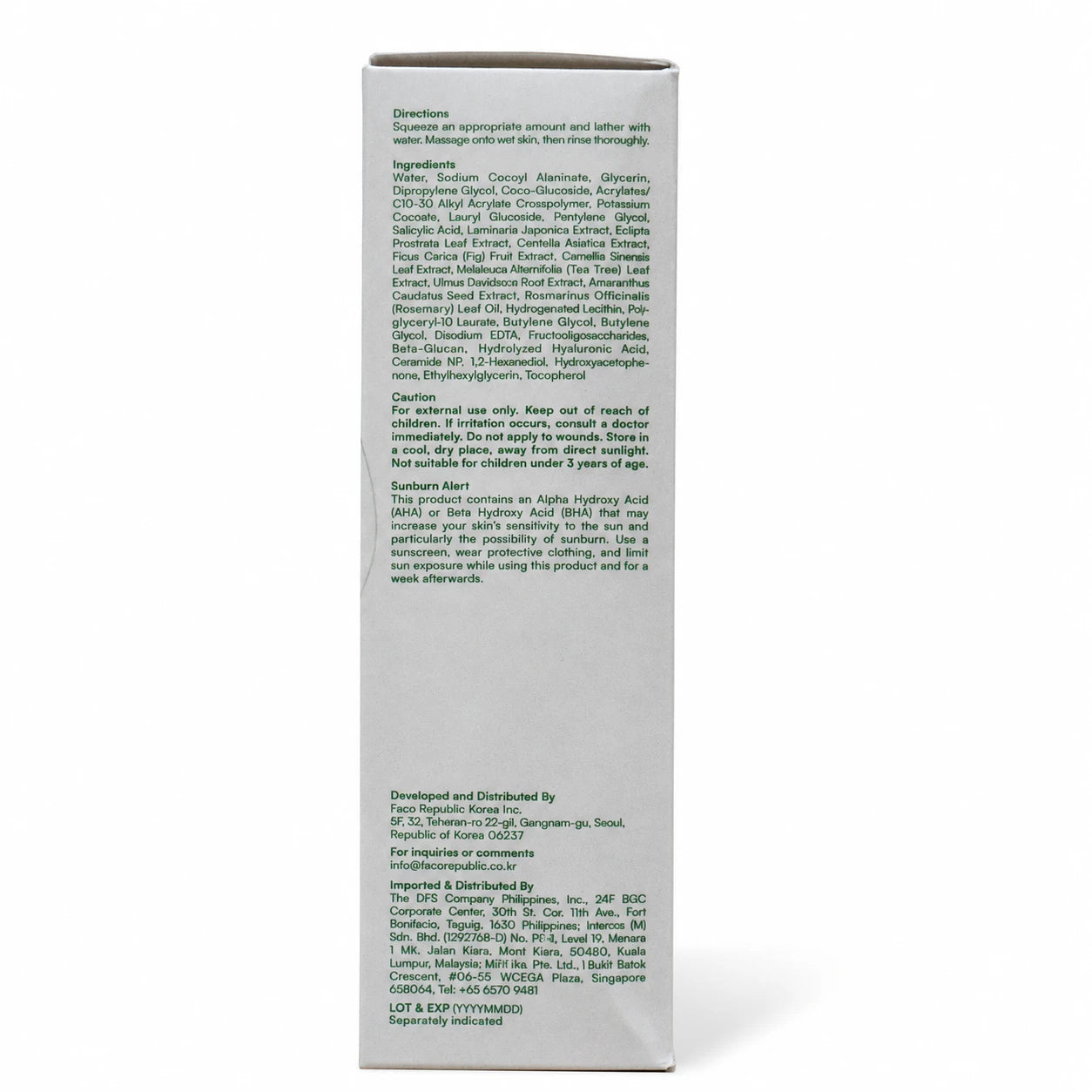 Face Republic Calming Salicylic Acid Cleanser 100ml