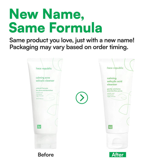 Face Republic Calming Salicylic Acid Cleanser 100ml