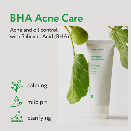 Face Republic Calming Salicylic Acid Cleanser 100ml