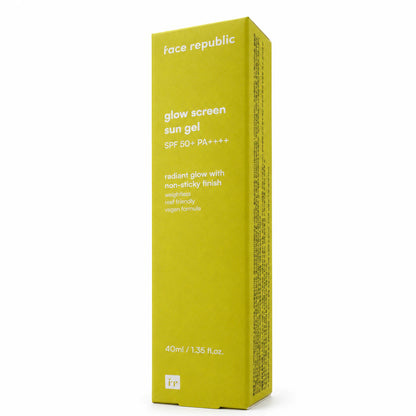 Face Republic Glow Screen Sun Gel SPF50+ PA++++ 40ml