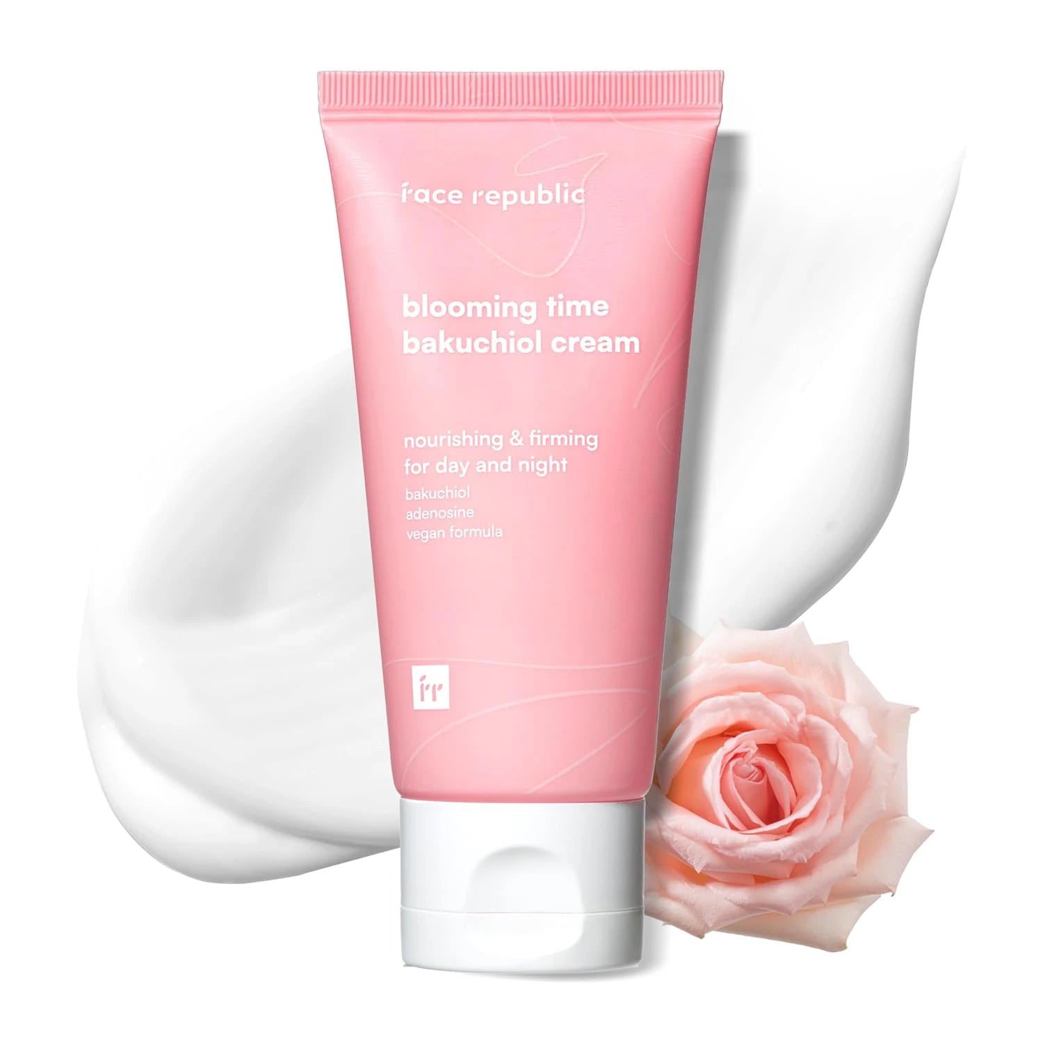 Face Republic Blooming Time Bakuchiol Cream Korean Moisturizers
