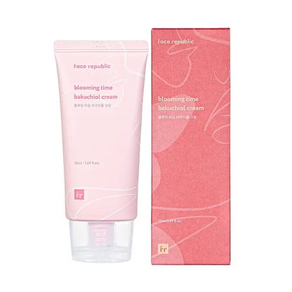 Face Republic Blooming Time Bakuchiol Cream Korean Moisturizers