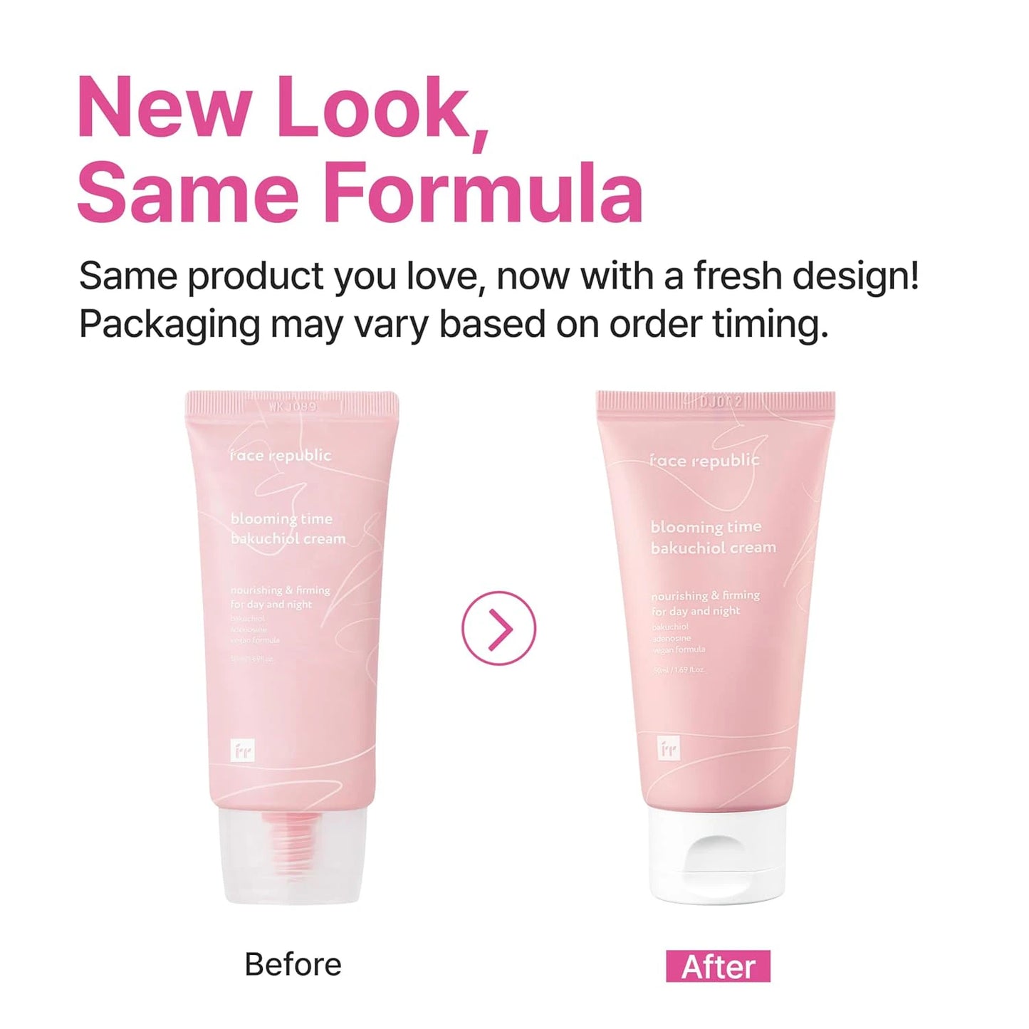 Face Republic Blooming Time Bakuchiol Cream Korean Moisturizers