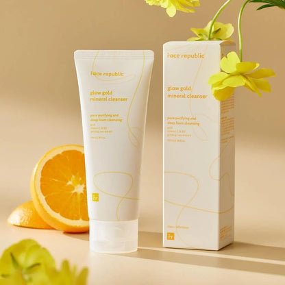 Face Republic Glow Gold Mineral Cleanser 100ml