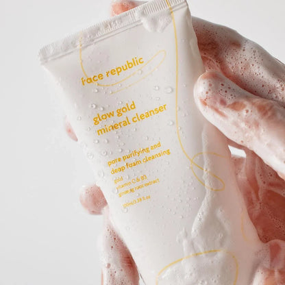 Face Republic Glow Gold Mineral Cleanser 100ml