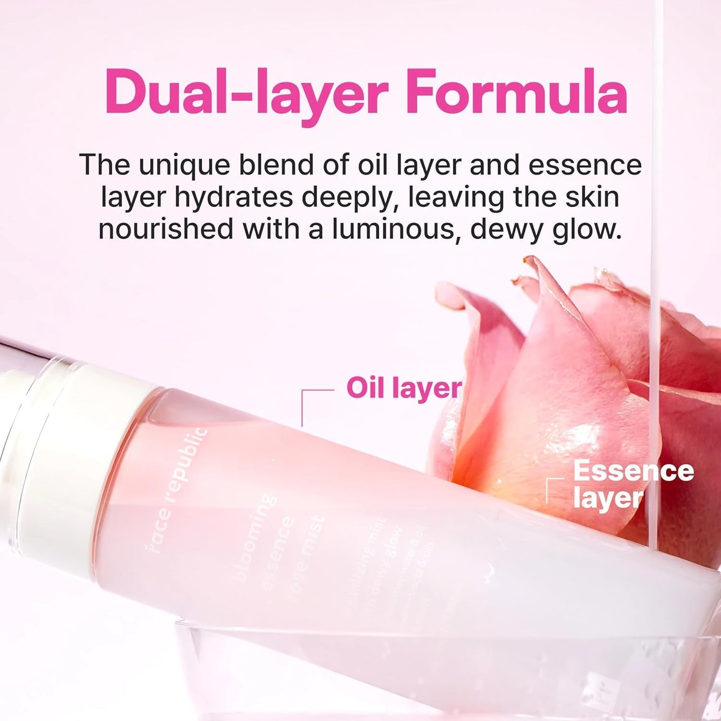 Face Republic Blooming Essence Rose Mist Korean Face Mists
