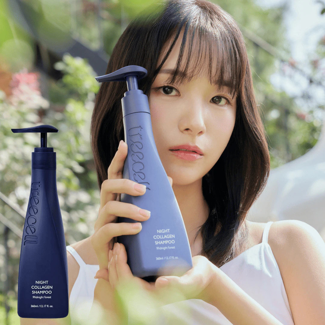 TREECELL Night Collagen Shampoo Midnight Forest Korean Hair Care