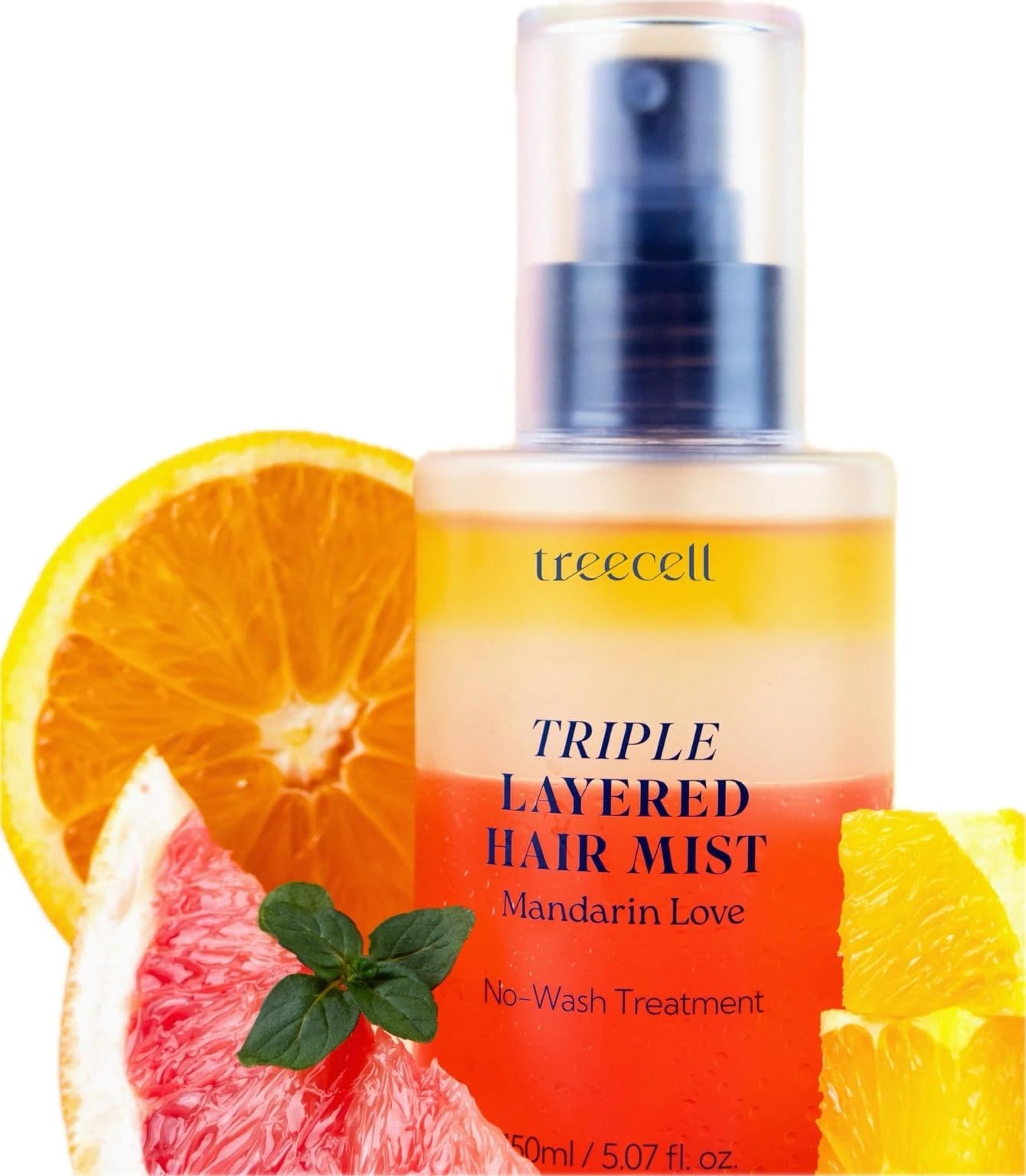 TREECELL Triple Layered Hair Mist Mandarin Love No-Wash Treatment 150ml
