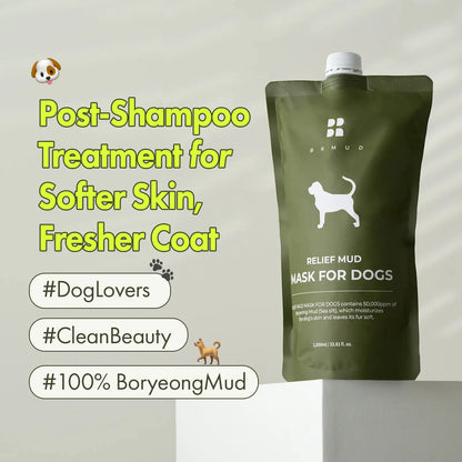 BRMUD Relief Mud Mask Conditioner for Dogs 1000ml