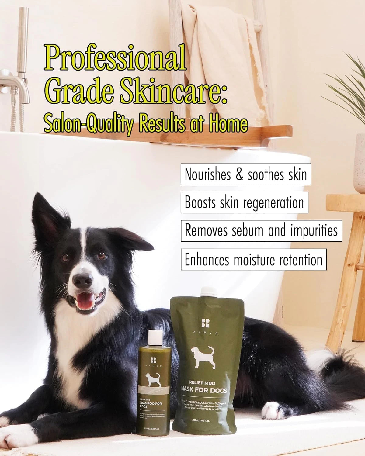BRMUD Relief Mud Mask Conditioner for Dogs 1000ml