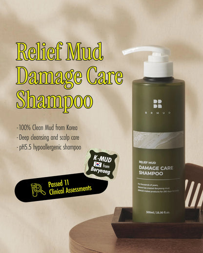 BRMUD Relief Mud Damage Care Shampoo 500ml