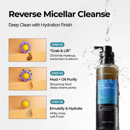 BRMUD Deep Melting Mud Pore Cleansing Oil 200ml