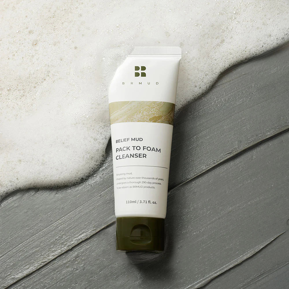 BRMUD Relief Mud Pack to Foam Cleanser 110ml