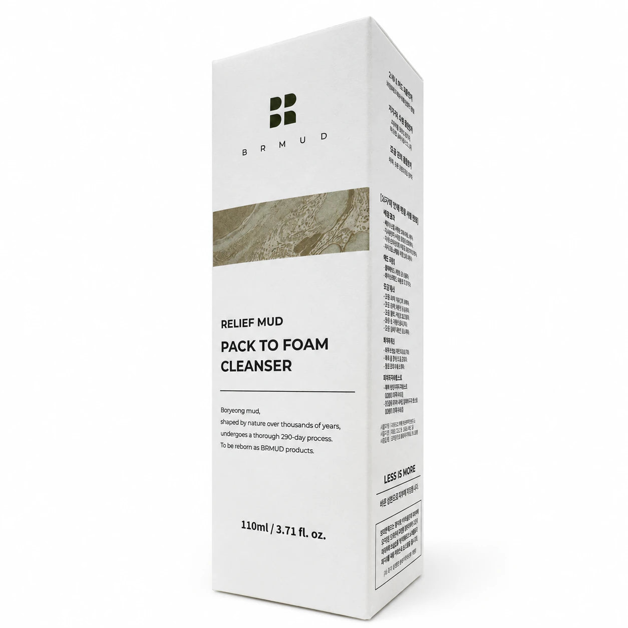 BRMUD Relief Mud Pack to Foam Cleanser 110ml