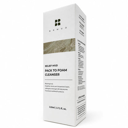 BRMUD Relief Mud Pack to Foam Cleanser 110ml
