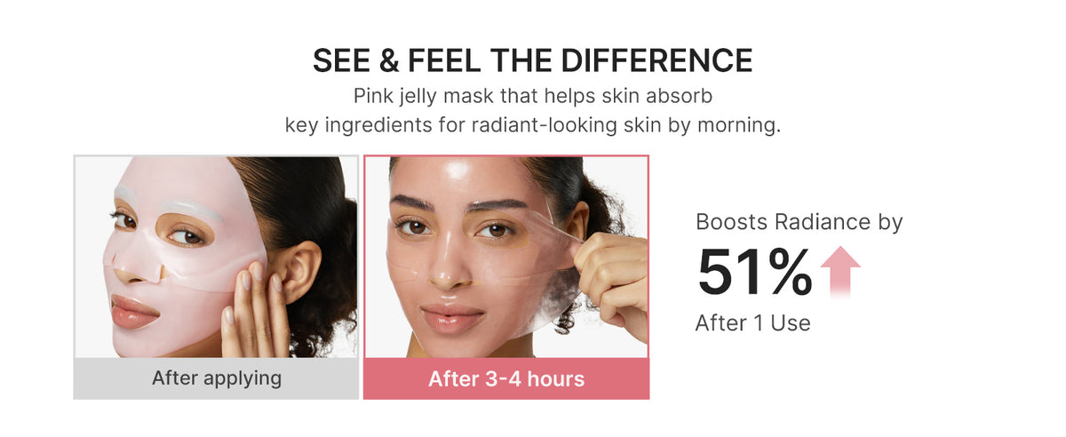 medicube PDRN Pink Collagen Jelly Gel Mask with Salmon DNA PDRN, desktop A+ panel 05