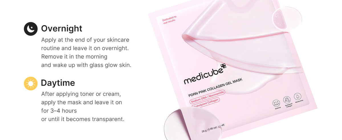 medicube PDRN Pink Collagen Jelly Gel Mask with Salmon DNA PDRN, desktop A+ panel 07