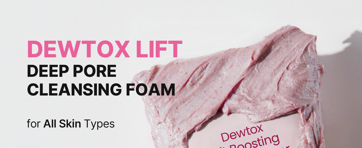 dewdap Dewtox Lift Boosting Pack Cleanser 150ml product information panel 01