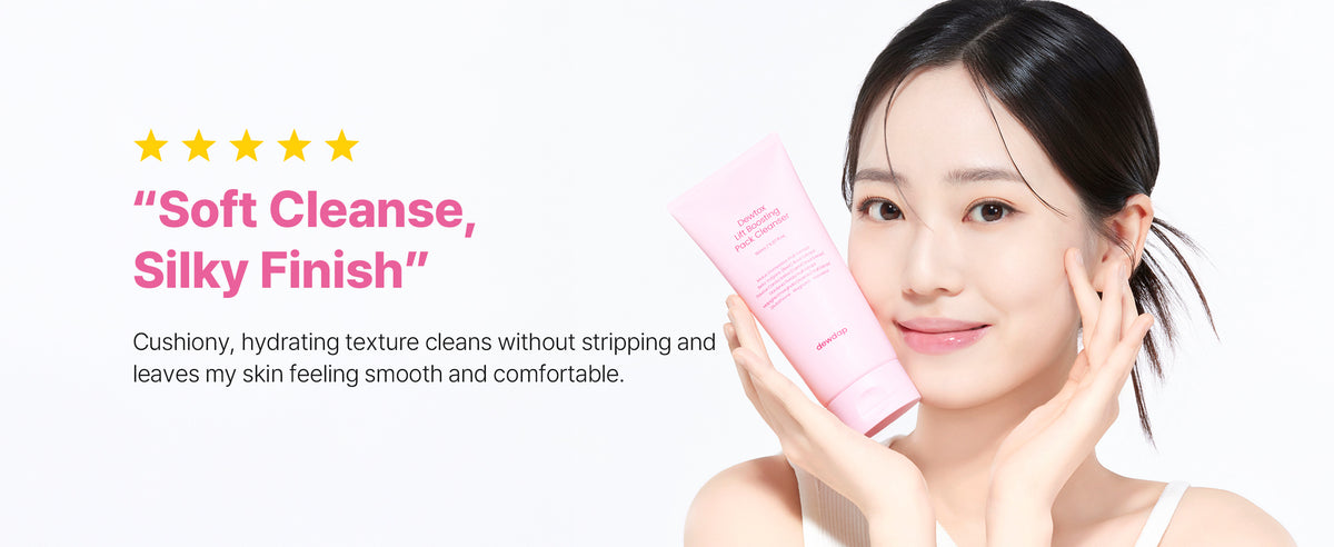 dewdap Dewtox Lift Boosting Pack Cleanser 150ml product information panel 05
