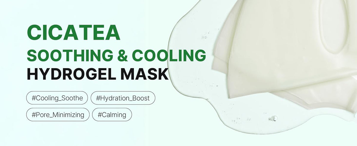 dewdap Cicatea Deep Calming Hydrogel Mask, 4 Sheets product information panel 01