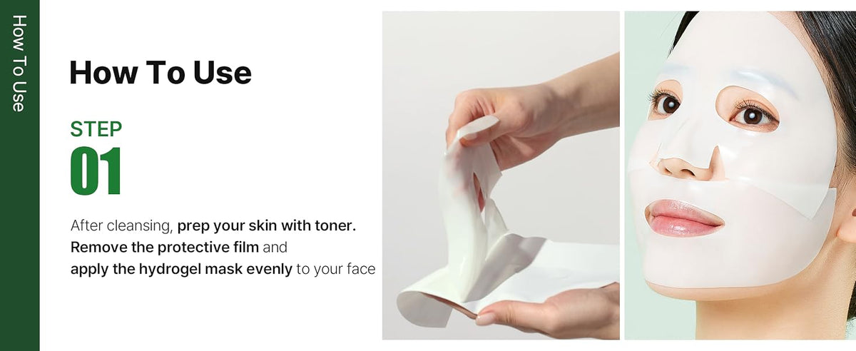 dewdap Cicatea Deep Calming Hydrogel Mask, 4 Sheets product information panel 05