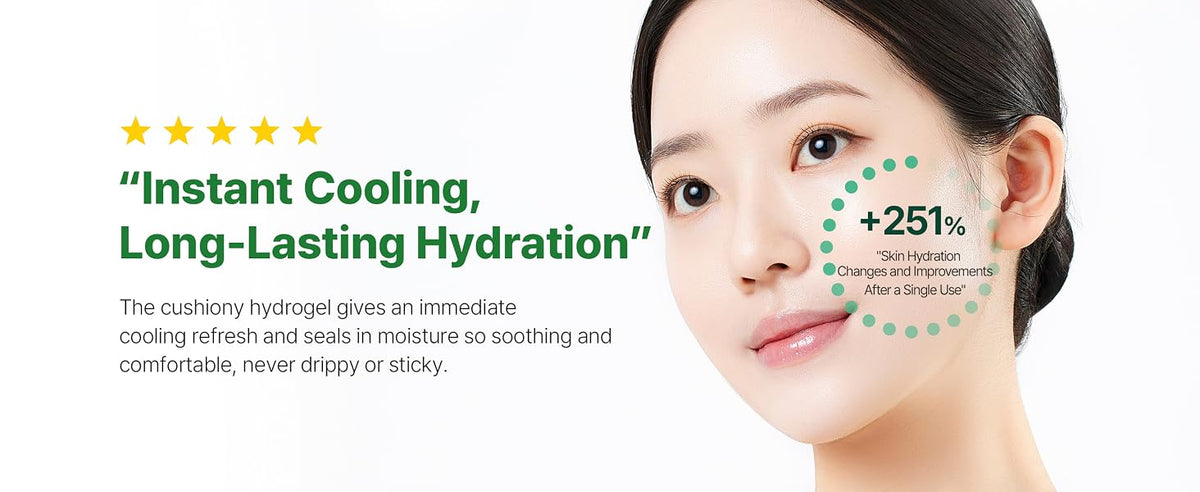 dewdap Cicatea Deep Calming Hydrogel Mask, 4 Sheets product information panel 07