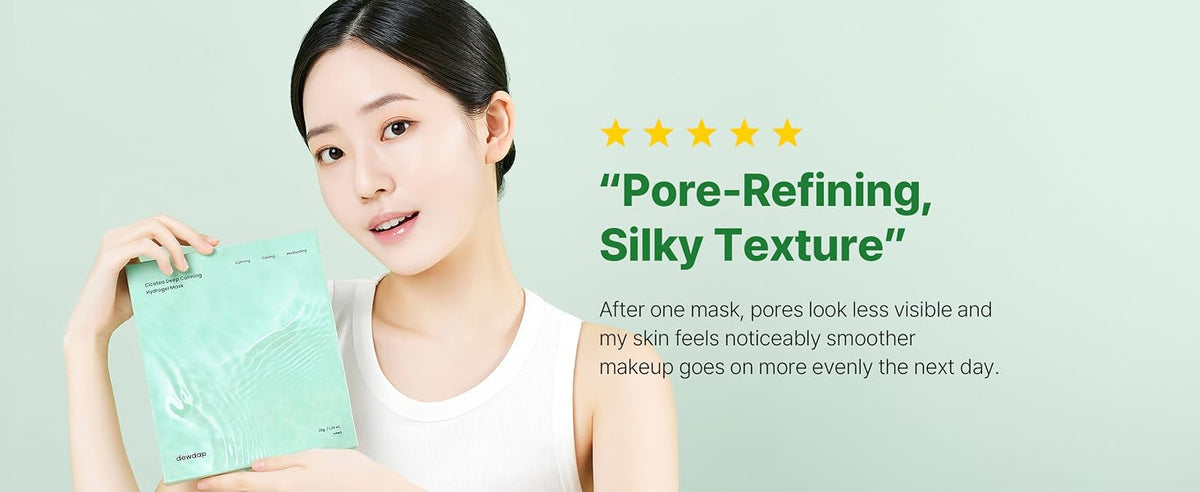 dewdap Cicatea Deep Calming Hydrogel Mask, 4 Sheets product information panel 08