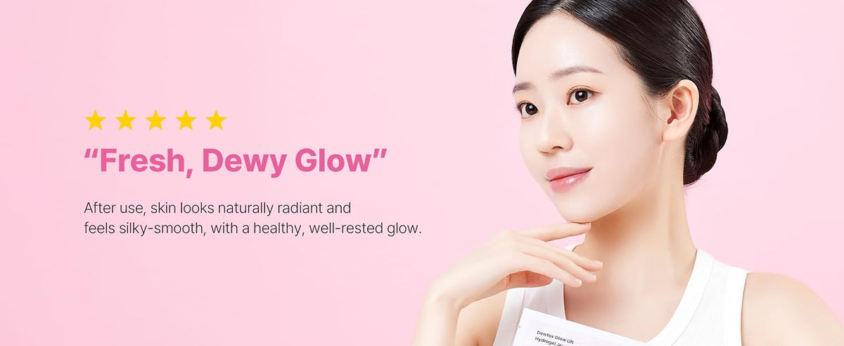 dewdap Dewtox Glow Lift Hydrogel Jewel Mask, 4 Sheets product information panel 07