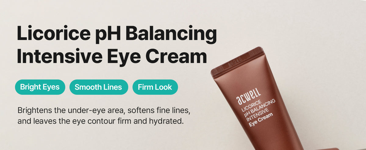 ACWELL 5.5 Licorice pH Balancing Intensive Eye Cream, 30 ml product information panel 01