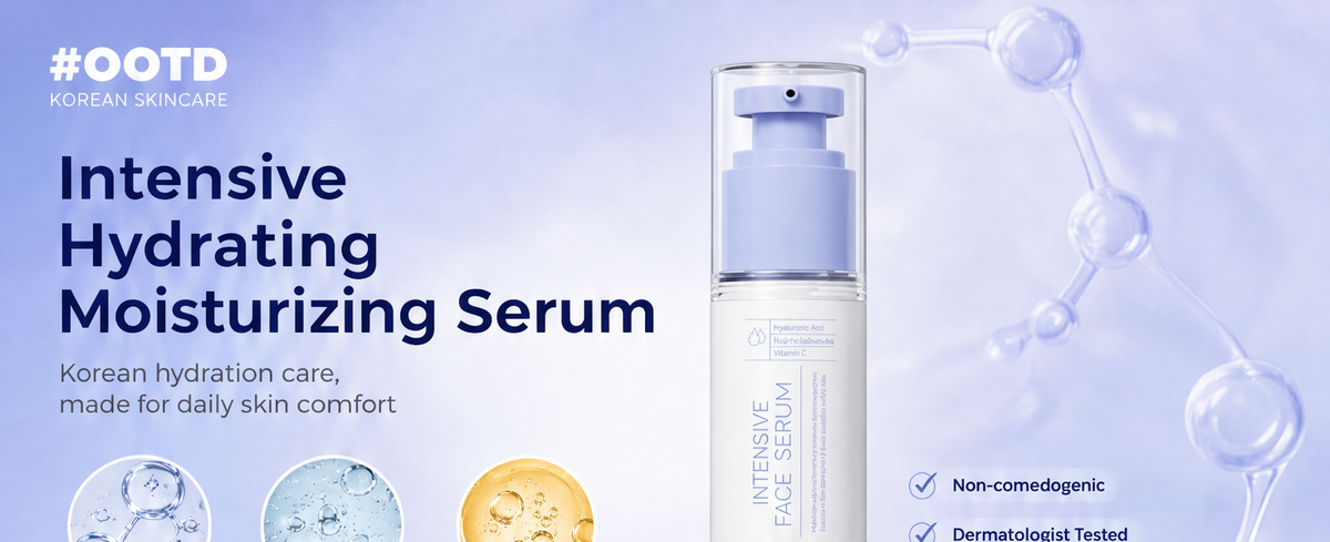 #OOTD Intensive Moisture Face Serum A.M 50ml product information panel 01