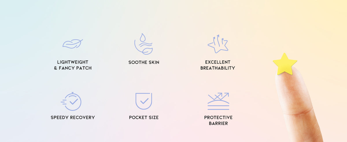 #OOTD Star Spot Pimple Patch, 80 Dots product information panel 04
