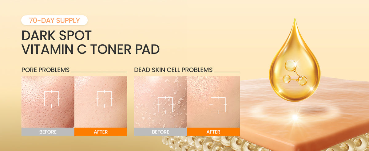 #OOTD Vitamin C Dark Spot Toner Pad, 70 Pads product information panel 01