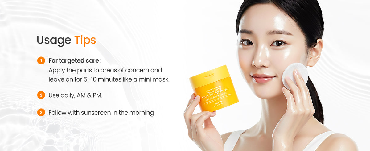 #OOTD Vitamin C Dark Spot Toner Pad, 70 Pads product information panel 10
