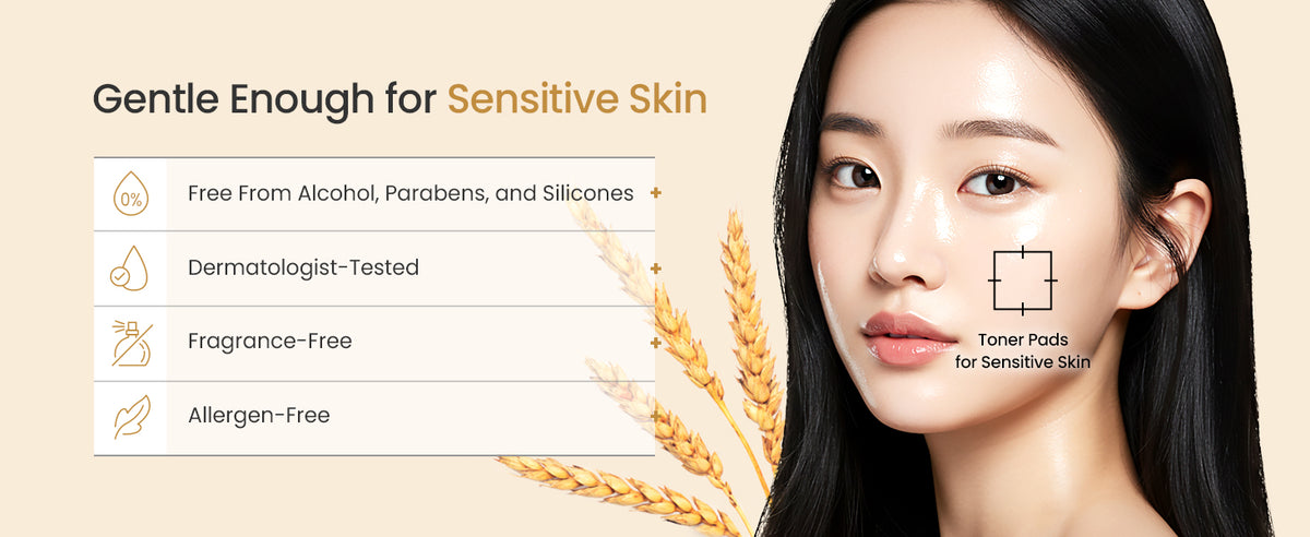 #OOTD Glass Skin Rice Water Toner Pad, 70 Pads product information panel 03