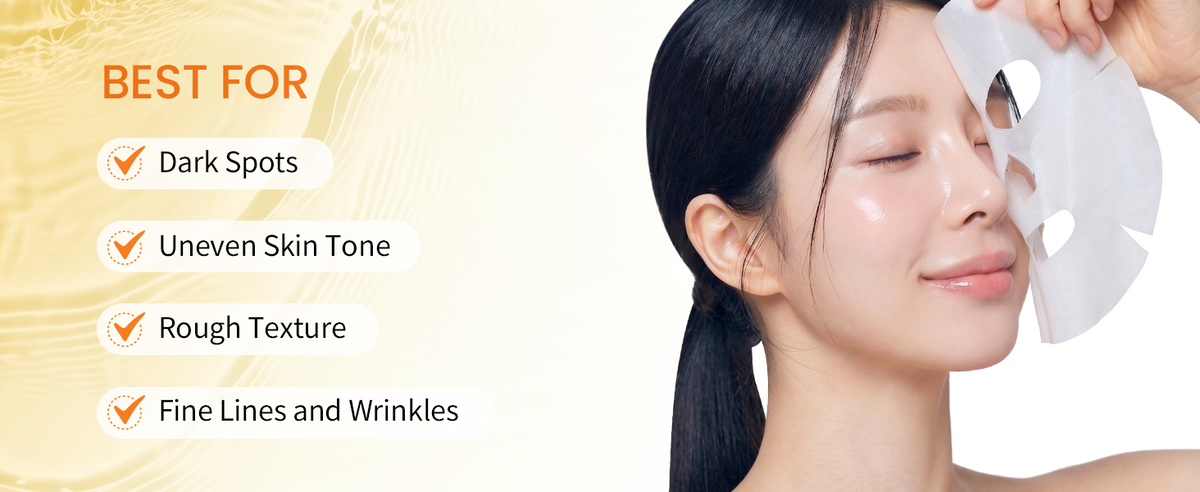 #OOTD Dark Spot Vitamin C Serum Sheet Mask, 10 Sheets product information panel 03