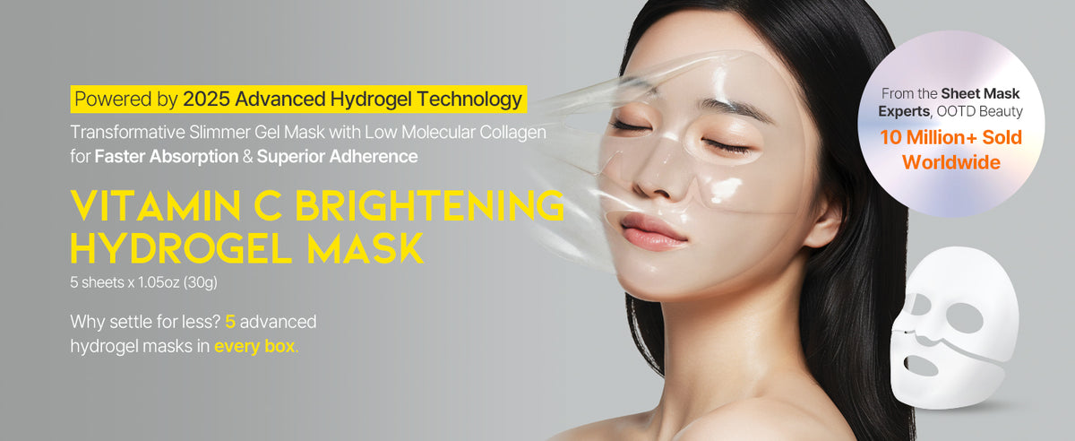 #OOTD Vitamin C Brightening Hydrogel Mask, 5 Sheets product information panel 01
