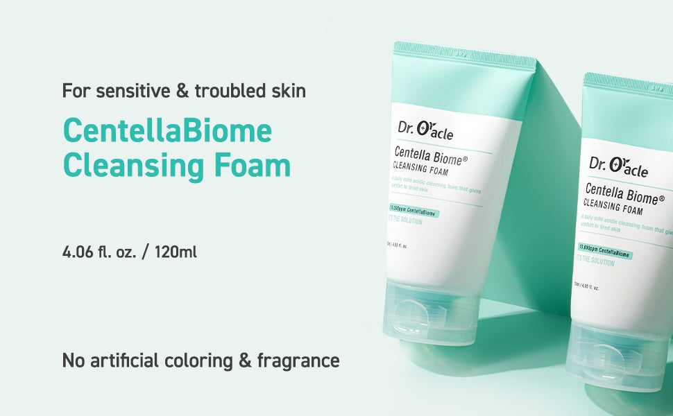 Dr. Oracle Centella Biome Cleansing Foam 120ml product information panel 01