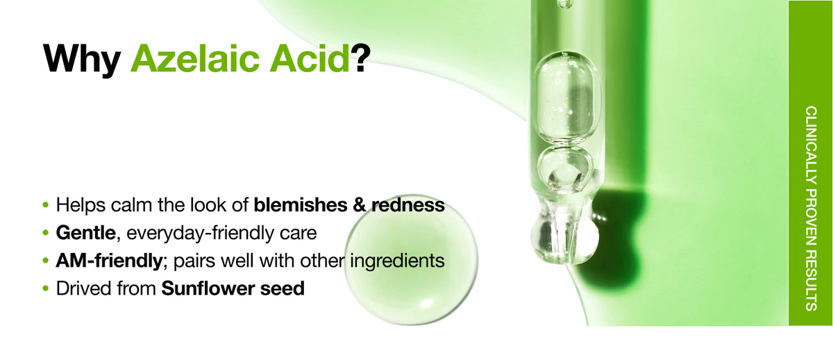 ANUA Azelaic Acid 10 Hyaluron Redness Soothing Serum azelaic acid benefits graphic