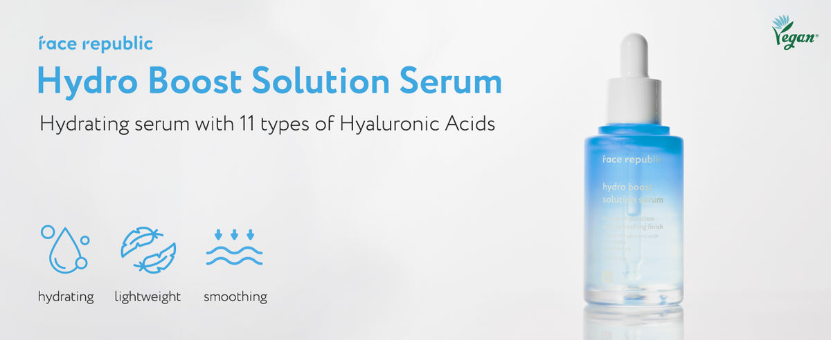 Face Republic Hydro Boost Solution Serum 45ml product information panel 01